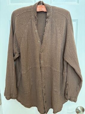 FREE PEOPLE - Summer Daydream Tunic in Brown XS - We The Free